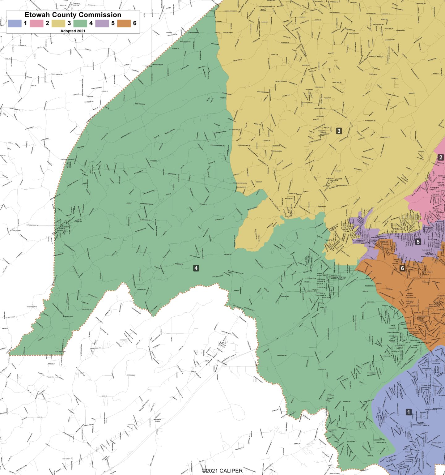 District 4 Map Etowah County